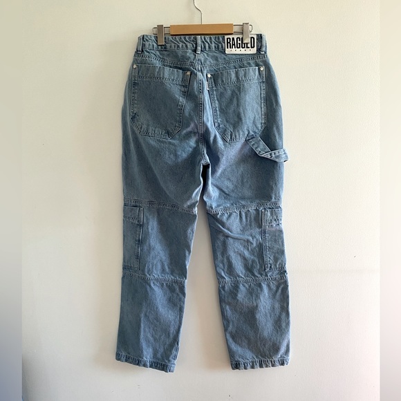 THE RAGGED PRIEST Combat Jeans size 10 light blue - Picture 9 of 10
